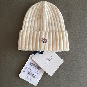 NEW Auth MONCLER wool beanie/ skull HAT  ONE SZ FITS ALL; Unisex